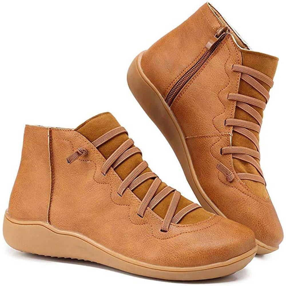 Afra – Vintage Lace-Up Boots