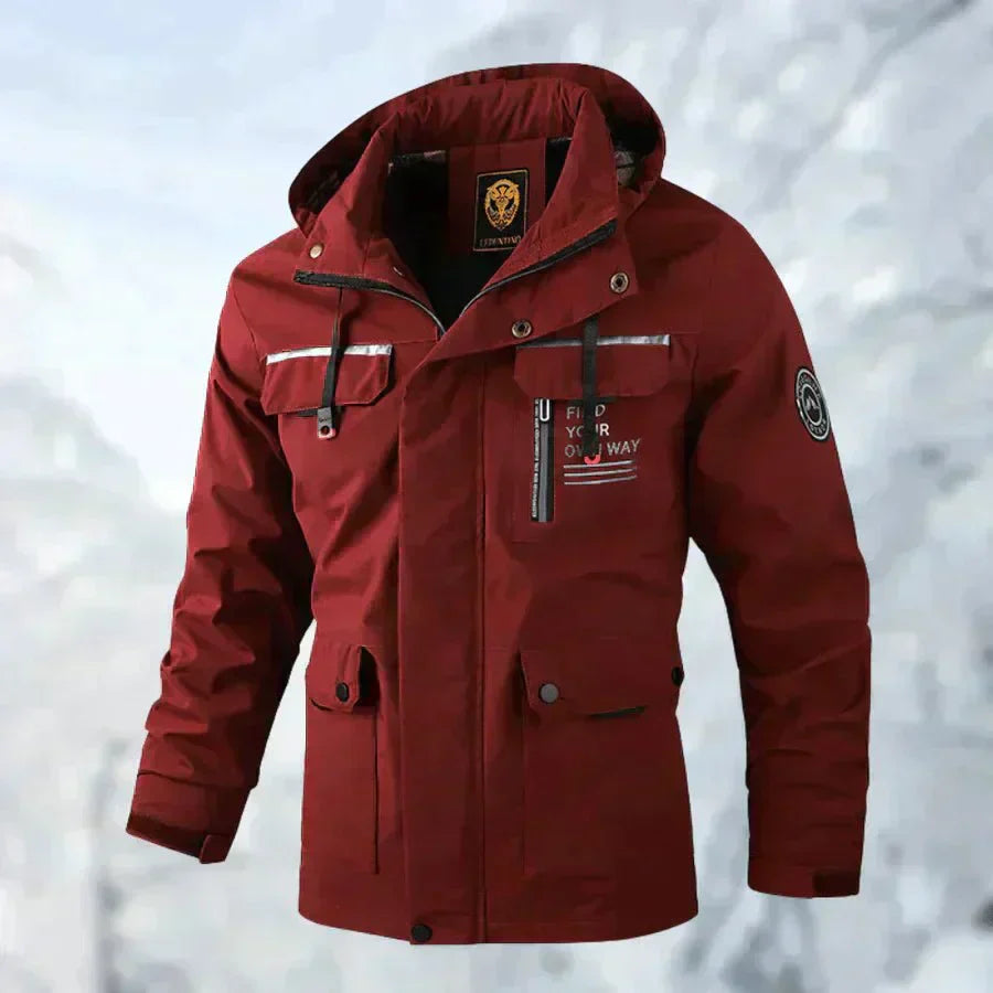 Luke – Waterproof Jacket in Titanium