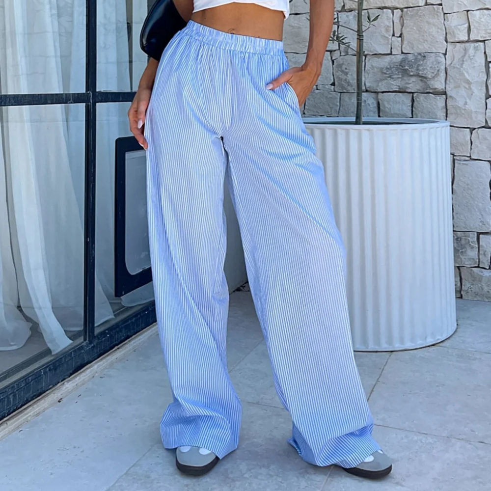 Elis – Women's Wide Leg High Waist Pants