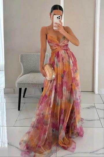 Brienne - Maxi Dress Women, Elegant & Layered