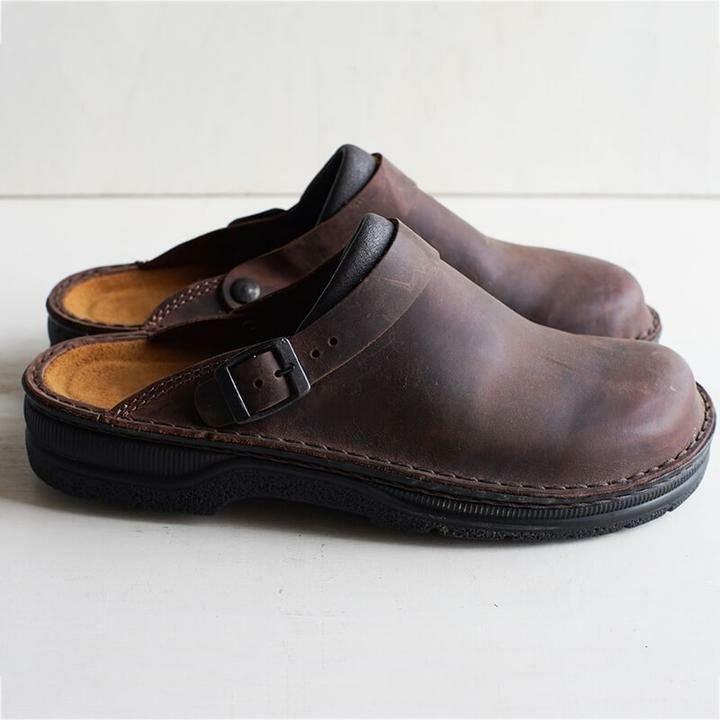 Ros - Leather Slippers Women, Comfort & Home