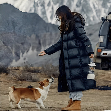 Mildred - Casual Long Down Jacket for Women