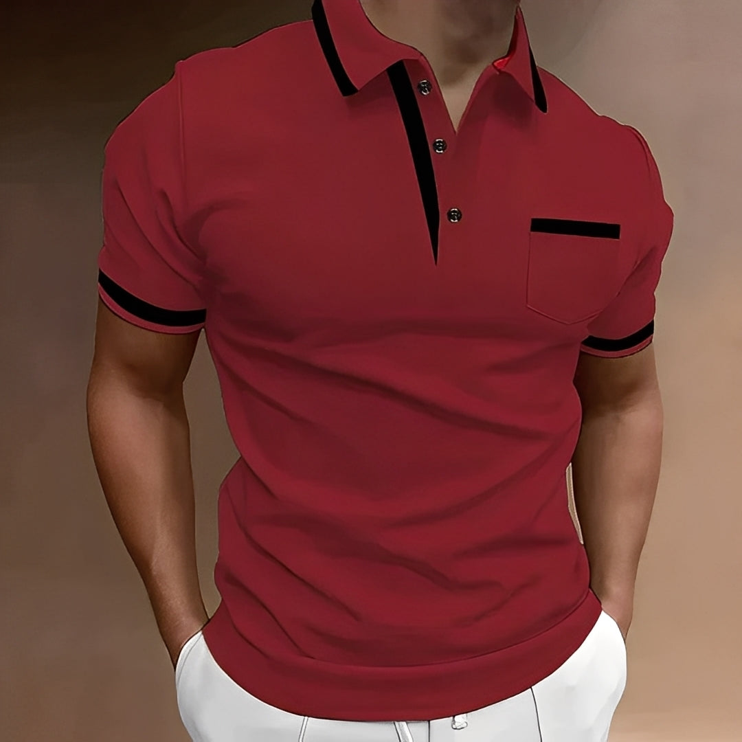 Callahan - Stylish Polo Shirt with Pocket for Men