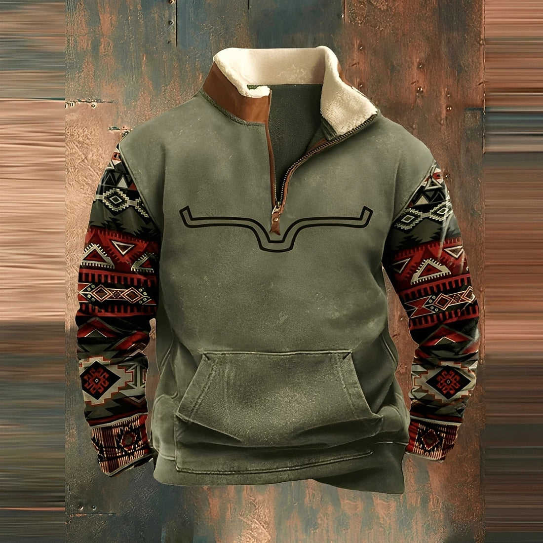 Kenton - Stylish Sweater with Zipper for Men
