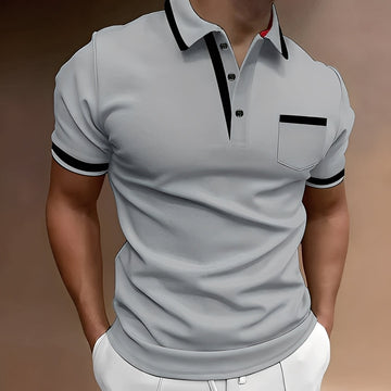 Callahan - Stylish Polo Shirt with Pocket for Men
