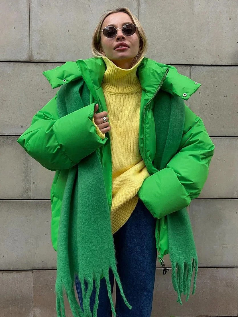 Camille - Hooded Jacket Made of Padded Cotton for Women