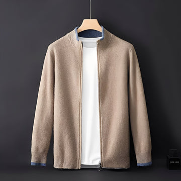 Brendon - Casual Cardigan with Zipper for Men