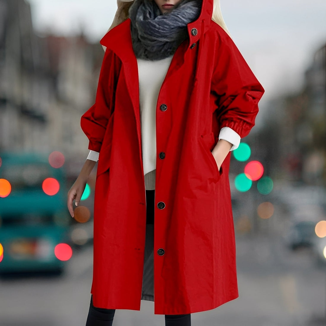Shavonne - Elegant waterproof trench coat for women