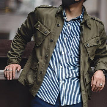 Arnold - Classic Wash Jacket with Pockets for Men