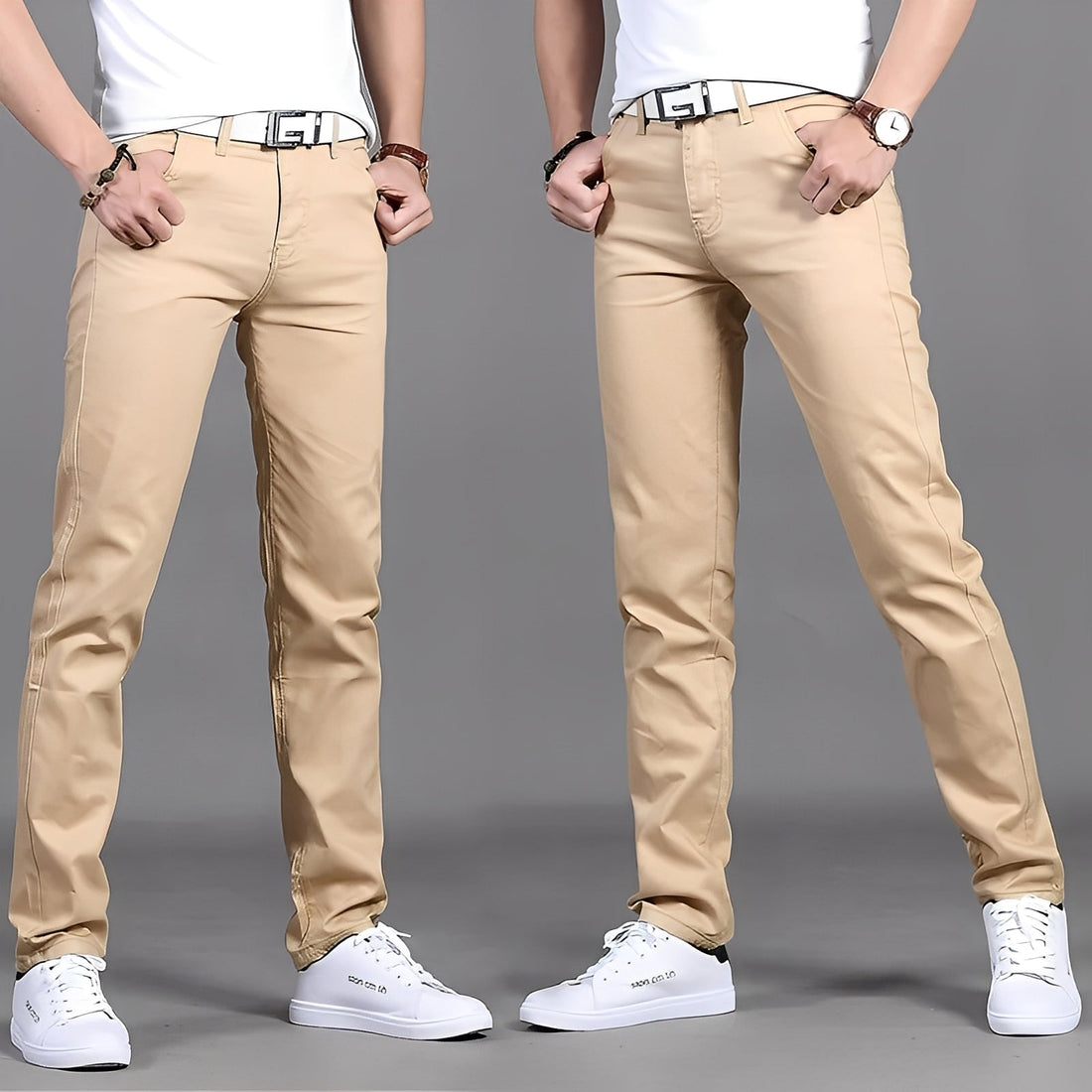 Russell - Casual, Slim Fit Chino Pants for Men