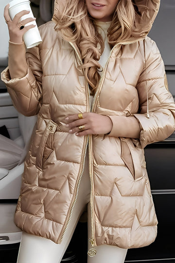 Georgina - Elegant Down Coat with Hood for Women