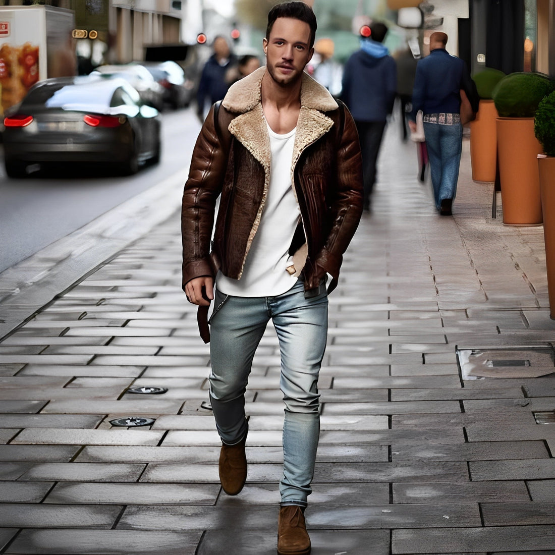 Nikolas - Elegant, warm jacket for men