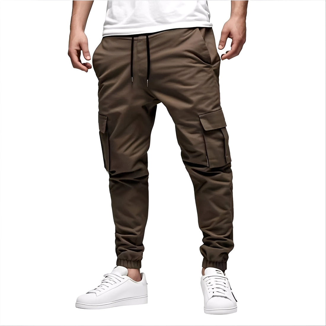 Tevin - Casual Slim Fit Stretch Cargo Pants for Men