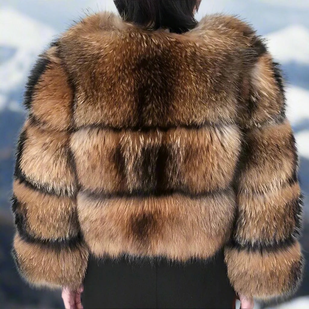 Sabryna - Elegant Warm Fur Coat for Women