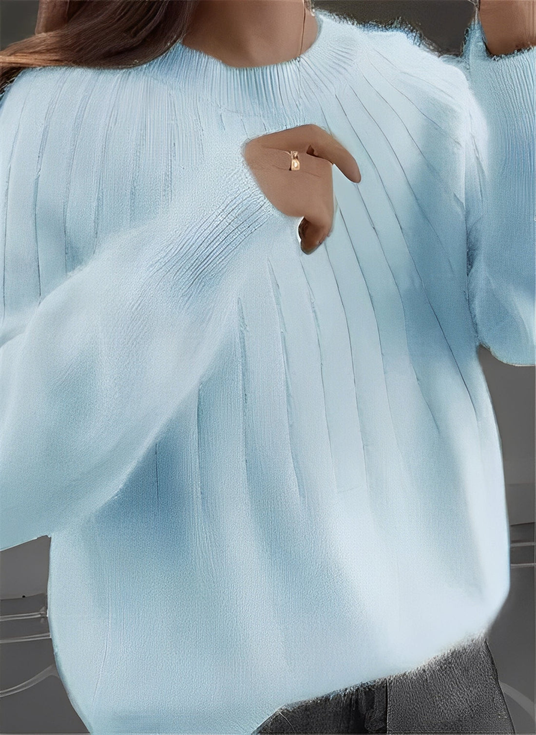Cornelia - Casual, loose-fitting cashmere sweater for women
