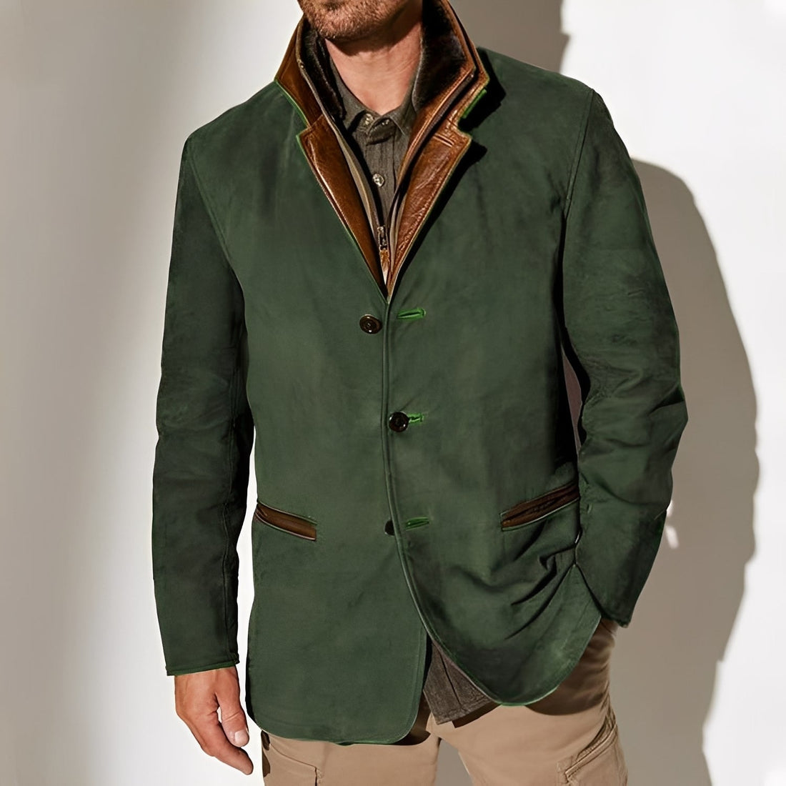 Durward - Classic Jacket with Pockets for Men