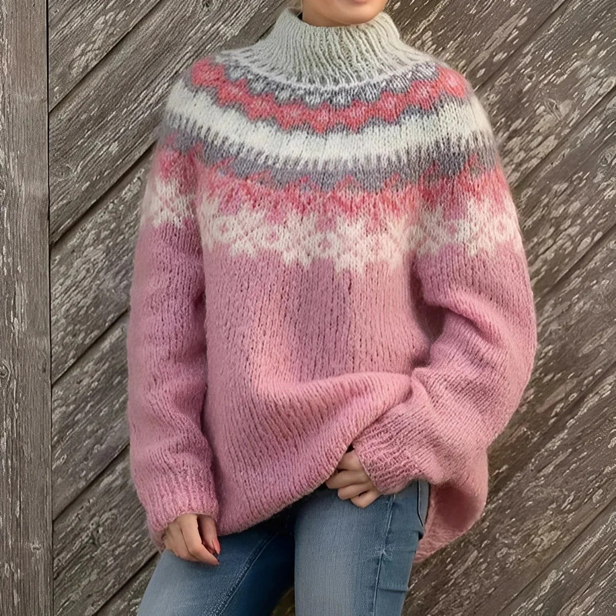 Remy - Classic Printed Sweater for Women