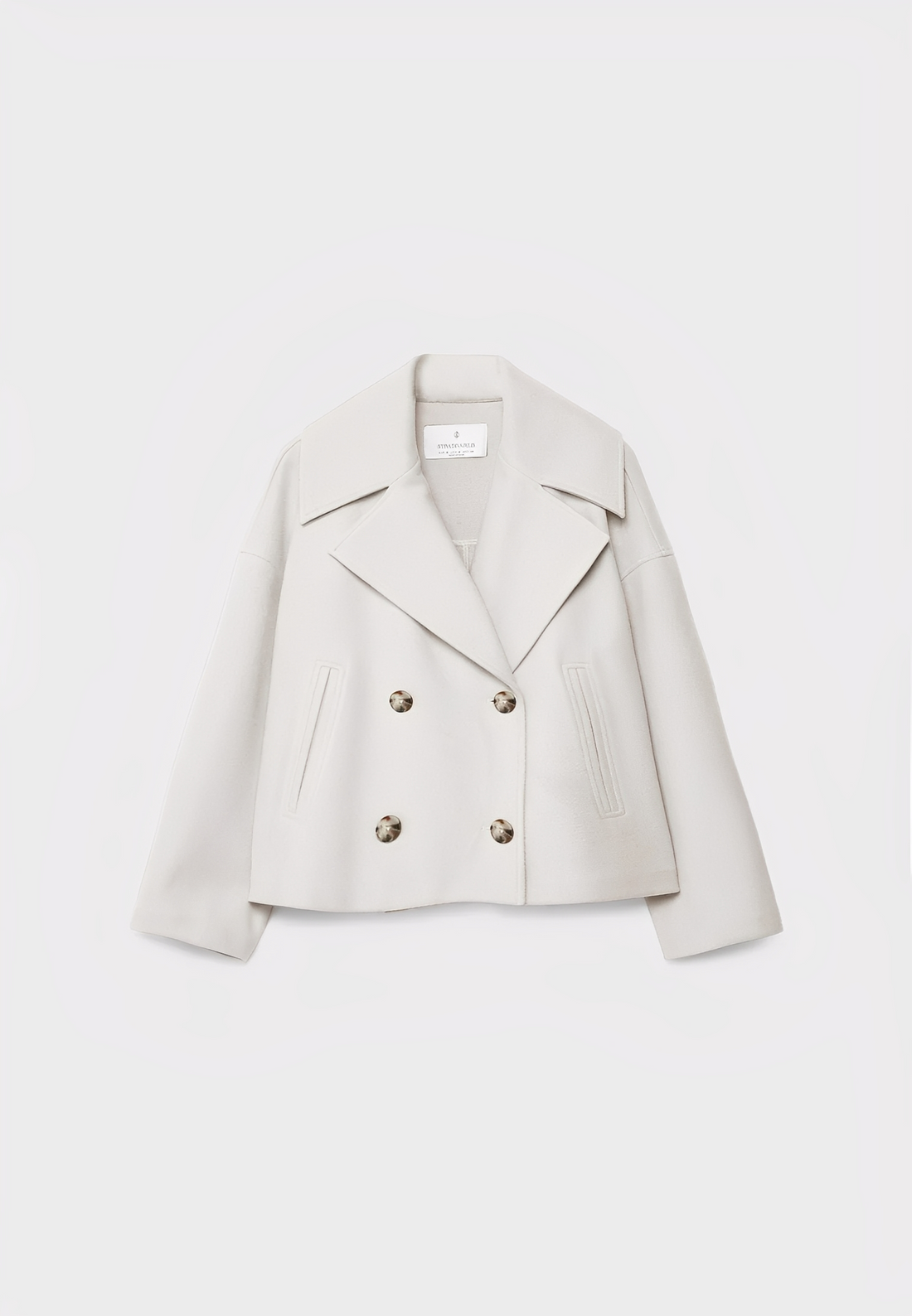Claire – Short Chic Double-Breasted Jacket