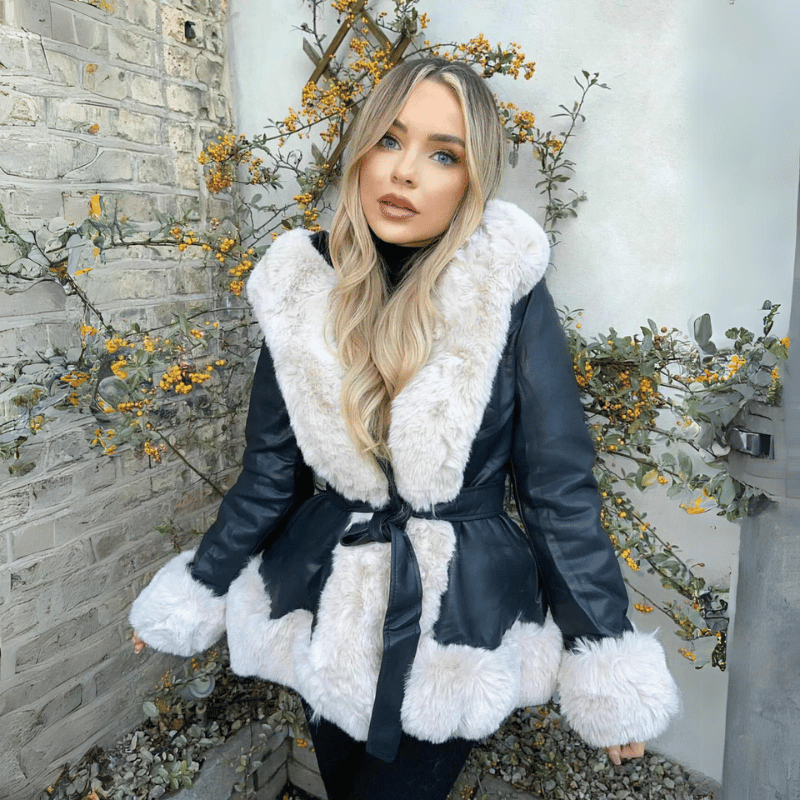 Hollis - Elegant Coat Made of Faux Fur for Women