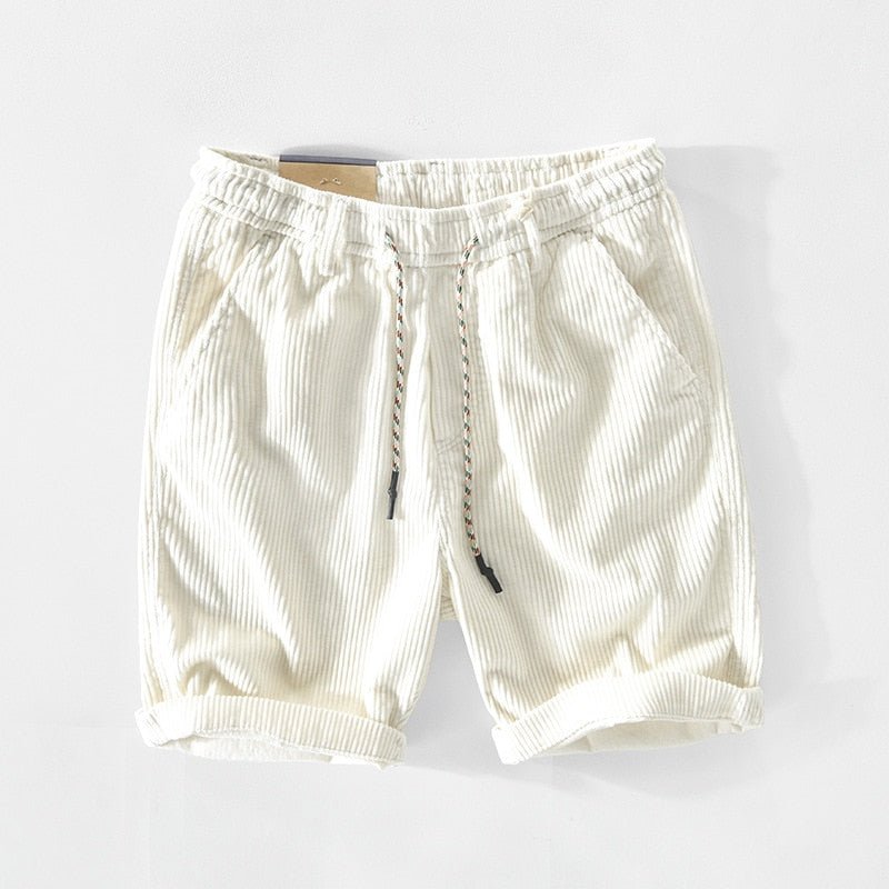Kelvin - Casual, Loose Cord Shorts for Men