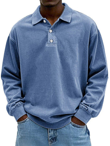 Caspian - Men Long Sleeve Polo Premium Quality