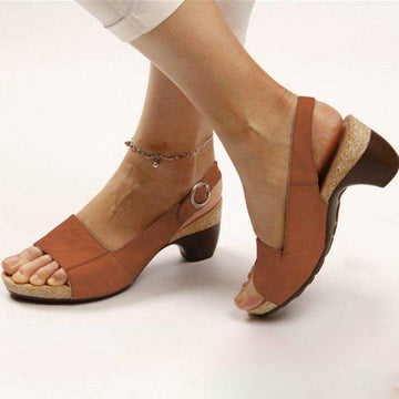 Karen - Orthopedic sandals with heels for women
