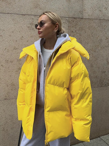 Louisa - Padded Short Jacket with Hood