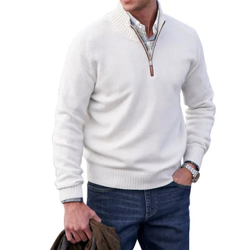 Huron - Zipper Sweater Cashmere Premium Quality